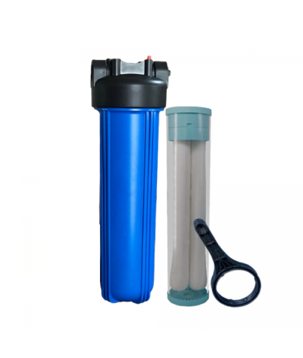 Wellon UltraClear UF Turbidity Filter Jumbo housing + Uf Filter (Washable), Spanner, Clamp (20 INCH)